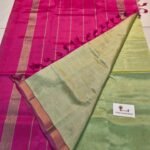 Sage green & magenta