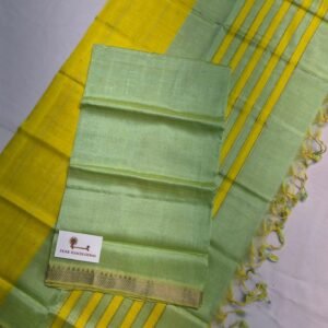Lime yellow & sage