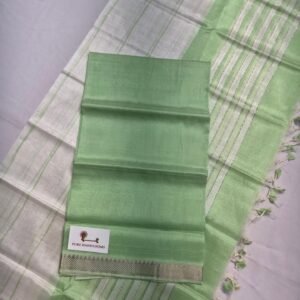 Silver grey & mint green