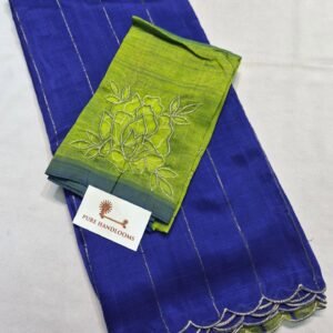 Royal blue / lime blouse