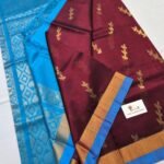 Maroon & sky blue