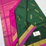Forest green & pink