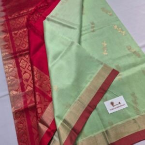 Mint green & maroon